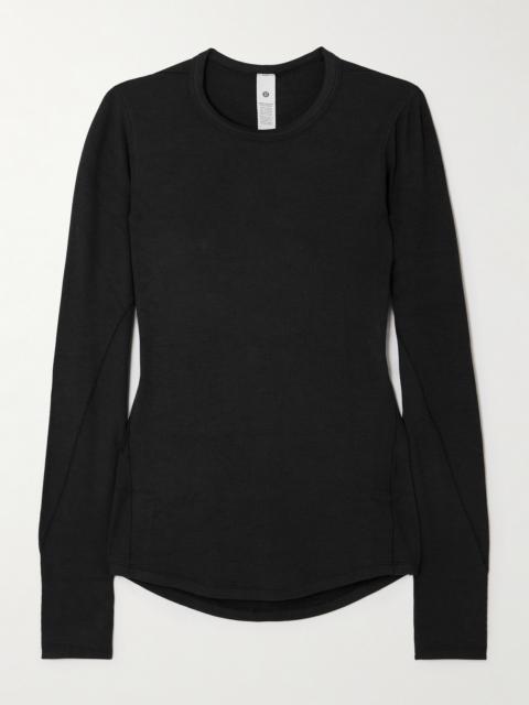 lululemon Hold Tight Ribbed Stretch Lenzing Modal-jersey T-shirt