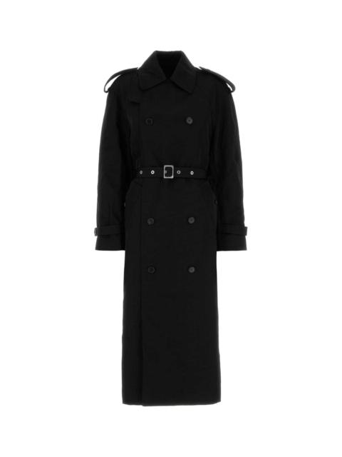 Other Designers Jw Anderson Women Black Nylon Trench Coat