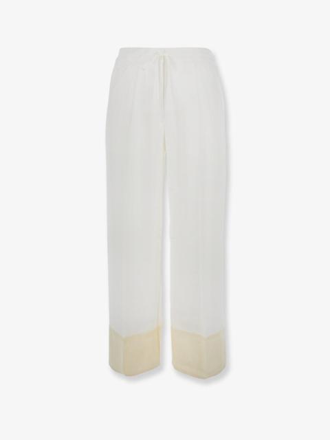TOTEME Toteme Viscose Trousers White Women