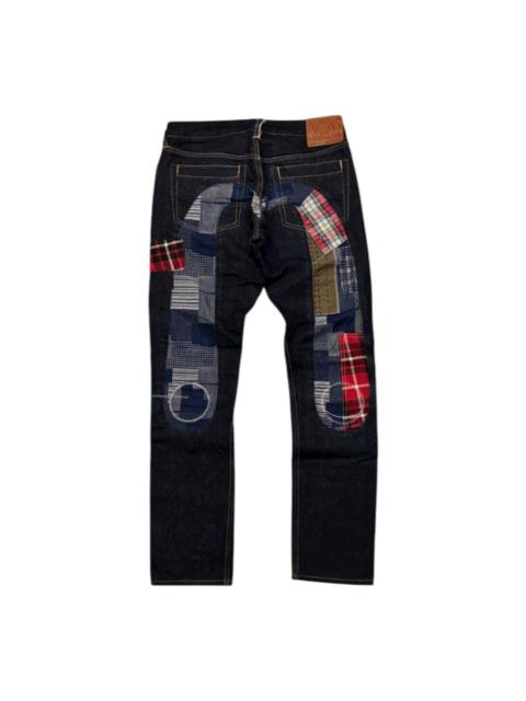 EVISU Evisu Patchwork Daicock Selvedge Jeans