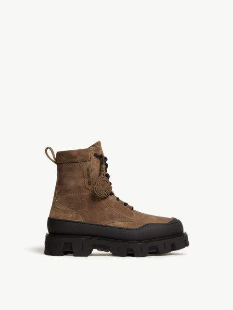 Moncler Peak Path Suede Lace-Up Boots