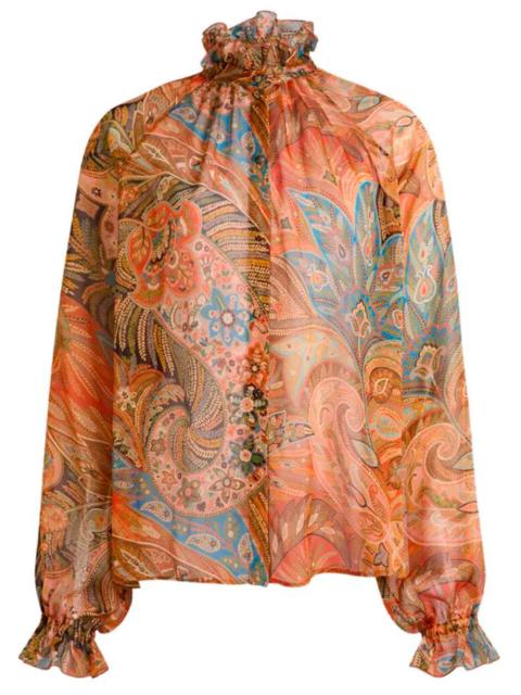 Etro Etro Women Shirt With Frill On The Collar