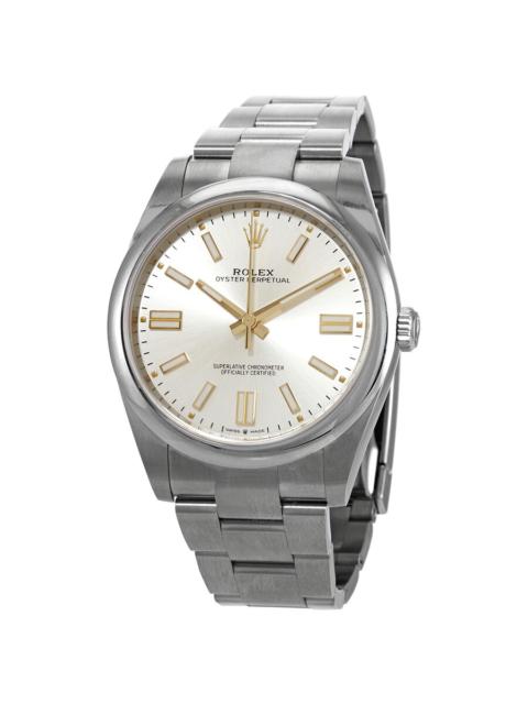 ROLEX Rolex Oyster Perpetual 41 Automatic Silver Dial Men's Watch 124300SSO