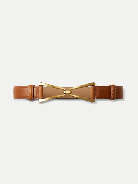 VERONICA BEARD V LEATHER BELT