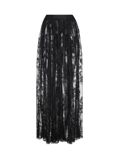 L'AGENCE Alona Lace Maxi Skirt