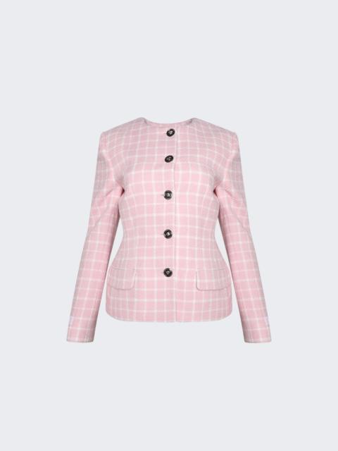 VERSACE Contrasto Hourglass Jacket Pastel Pink