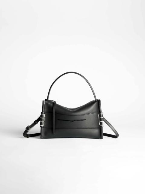 JW Anderson SMALL LOAFER BAG IN BLACK LEATHER