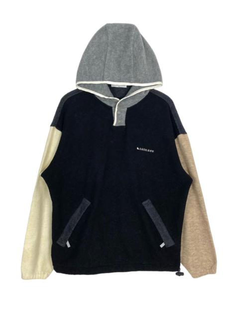 Other Designers Japanese Brand - Rare‼️ Santafe Hoodie Colour Block Made in Japan