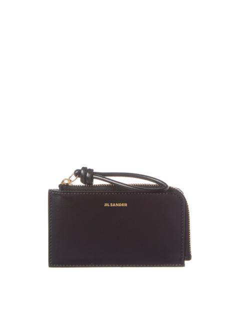 Jil Sander Jil Sander Logo Leather Coin Purse