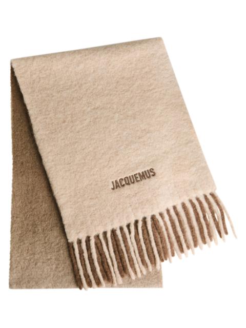 JACQUEMUS Jacquemus Le Moisson Alpaca-blend Scarf