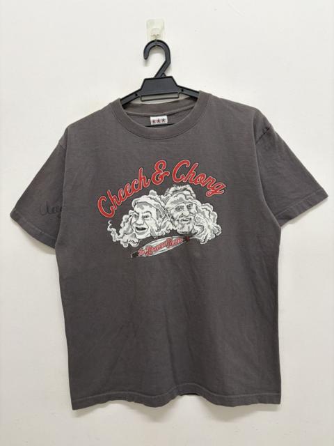 Other Designers Vintage - CHEECH AND CHONG THE DREAM TEAM BLUNT TEE WITH SIGNATURE