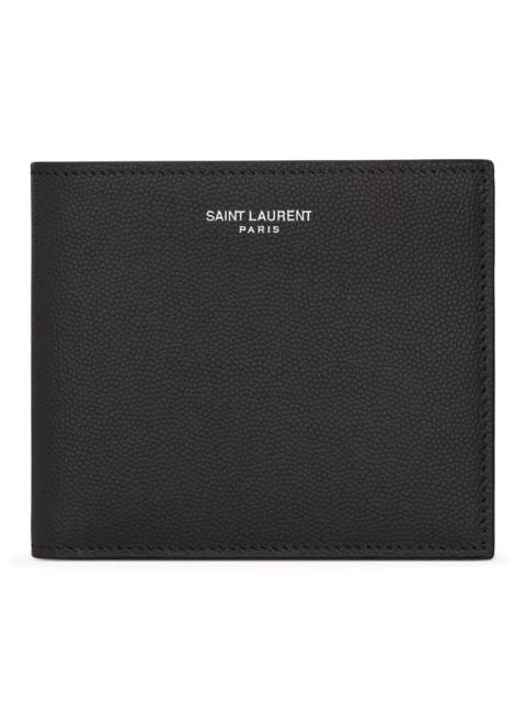 SAINT LAURENT Saint Laurent Men Saint Laurent Paris East/West Textured Leather Wallet