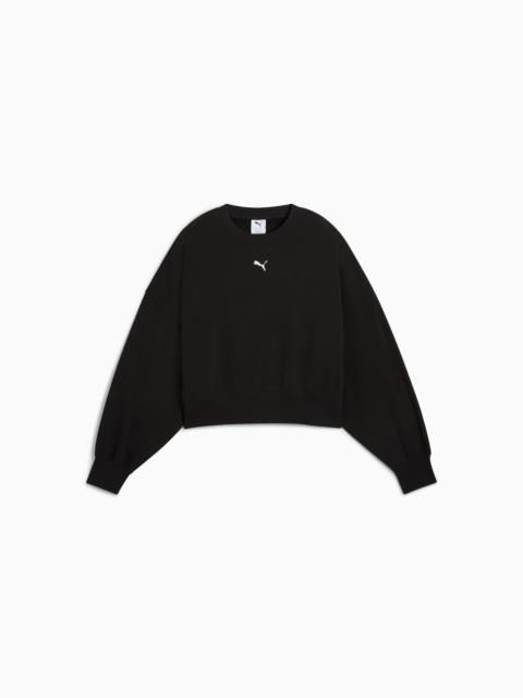 PUMA Wardrobe Essentials Women's Oversized Crew Sweatshirt