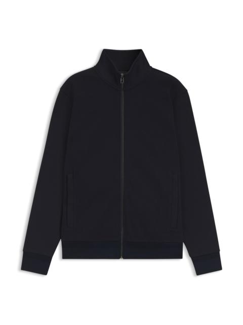 BOSS REGULAR-FIT ZIP-UP SWEATSHIRT IN STRETCH COTTON