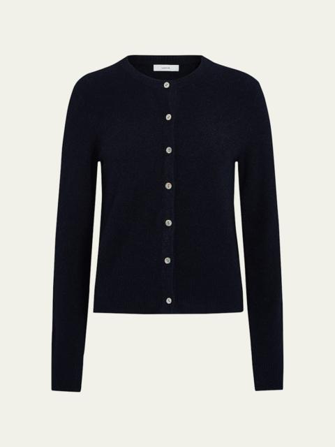 Vince Crewneck Bouclé Cardigan