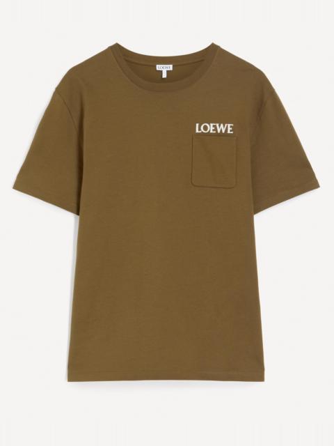 Loewe Khaki Relaxed Fit T-Shirt