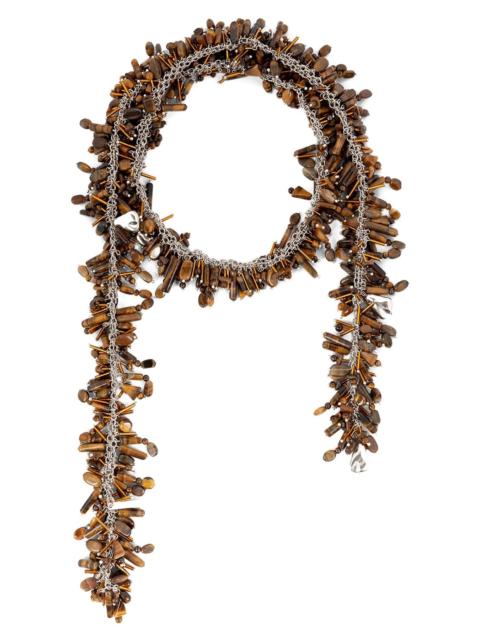 Dries Van Noten 'Embroidered Scarf' necklace