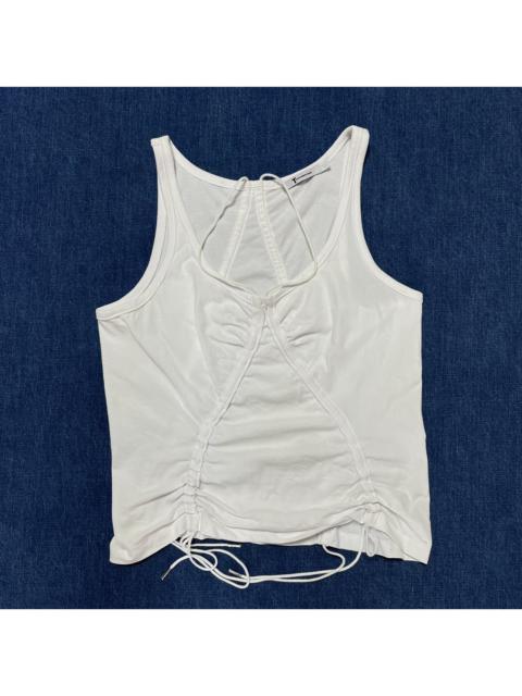 Other Designers Designer - T By Alexander Wang Cotton Twist Front Tee