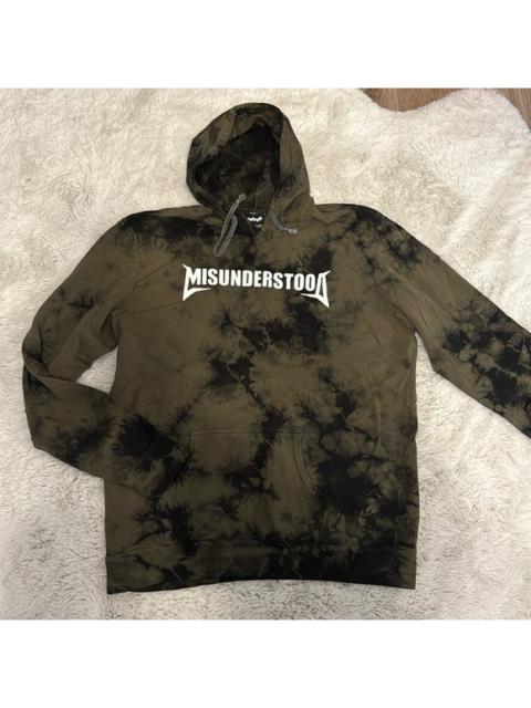 Other Designers Entree Misunderstood Tie Dye Graphic Hoodie Sweatshirt