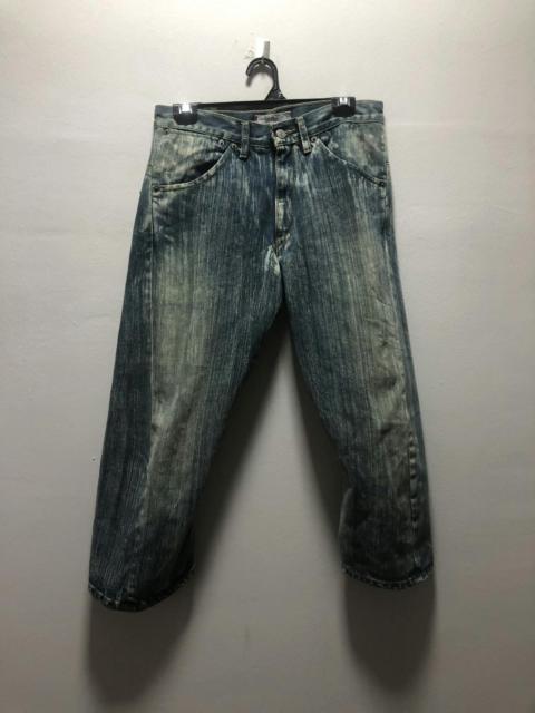LEVI’S ENGINEERED Denim Short Pants Japan Tight Acid Wash