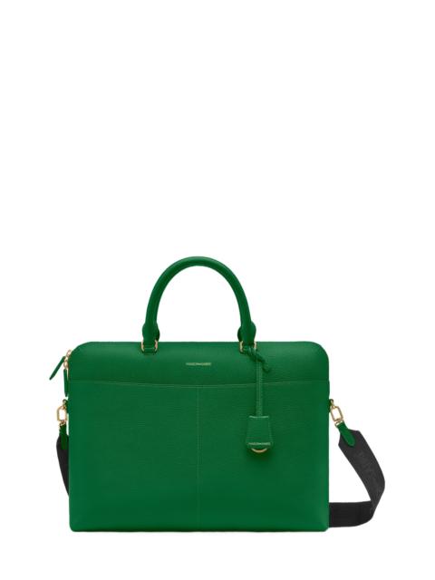 MAISON de SABRÉ MAISON de SABRÉ Leather Laptop Bag in Emerald Green at Nordstrom