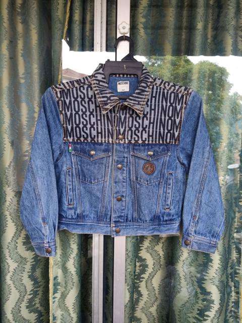 Moschino Moschino Spell Out Denim Jacket