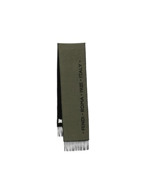 FENDI Fendi Green Scarves Men