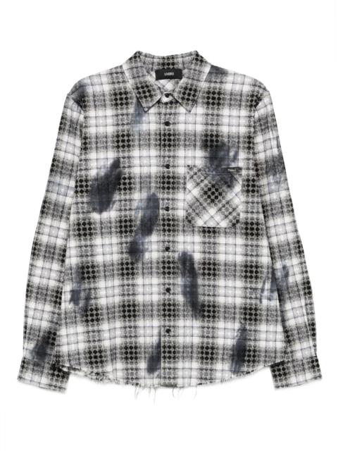 AMIRI MA Quad Bleach Flannel
