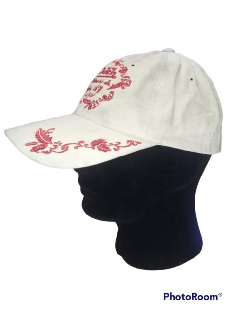Other Designers Vintage Wide Embroidered Von Dutch Clipped Adjustable Cap