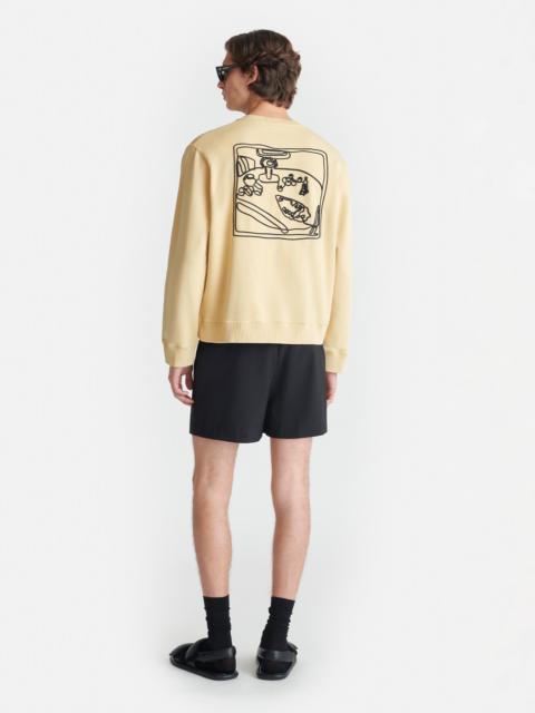 Nanushka Printed Cotton-Fleece Sweatshirt