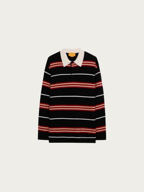 GUEST IN RESIDENCE Striped Rugby - Black Combo