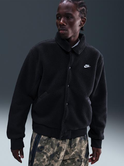 Nike Nike Sportswear Club Men's High-Pile Fleece Coaches Jacket