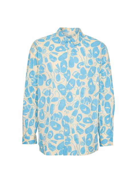 HENRIK VIBSKOV NEW BLOU SHIRT - ECRU AMULETS