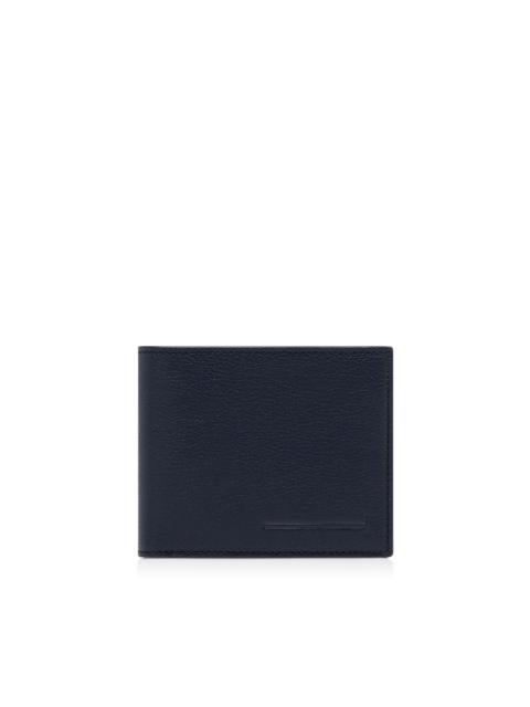 TOM FORD SUPPLE GRAIN LEATHER ELONGATED T LINE CLASSIC BIFOLD WALLET