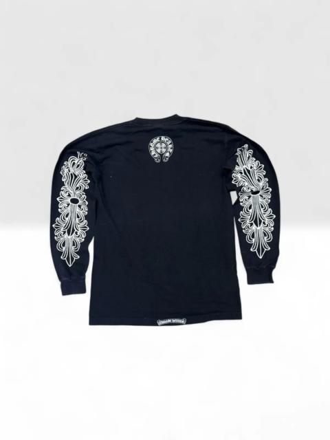 Chrome Hearts VINTAGE CHROME HEARTS DAGGER HORSEHOE LONG SLEEVES SHIRT