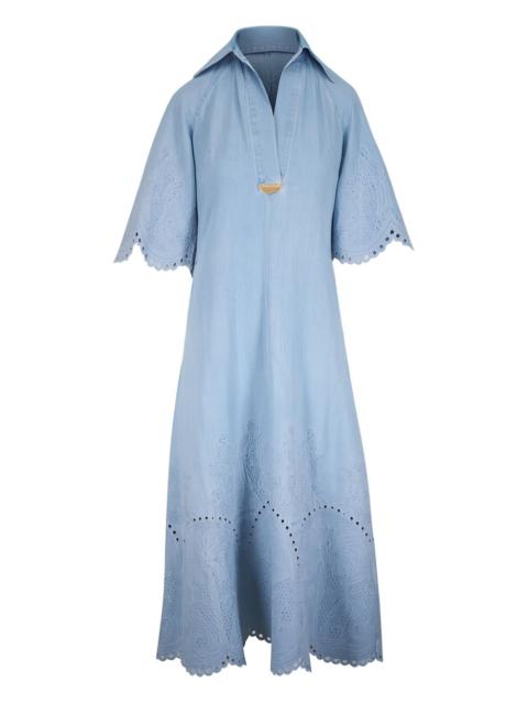 Zimmermann Daylight Denim Maxi Dress