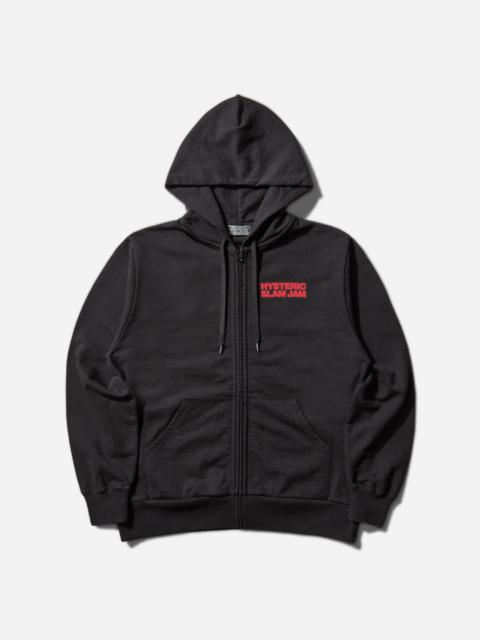 Hysteric Glamour Slam Jam Hysteric Angels Zip Up Hoodie Black