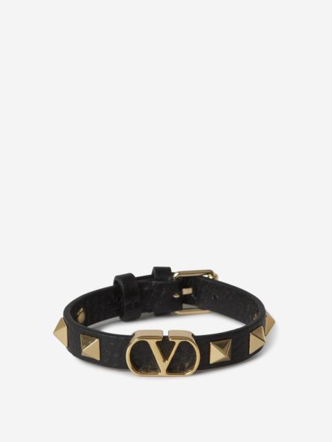 Valentino VLOGO SIGNATURE LEATHER BRACELET