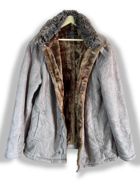 Other Designers Vintage - Original Handmade Jacket Baffy B3 Type With Fur