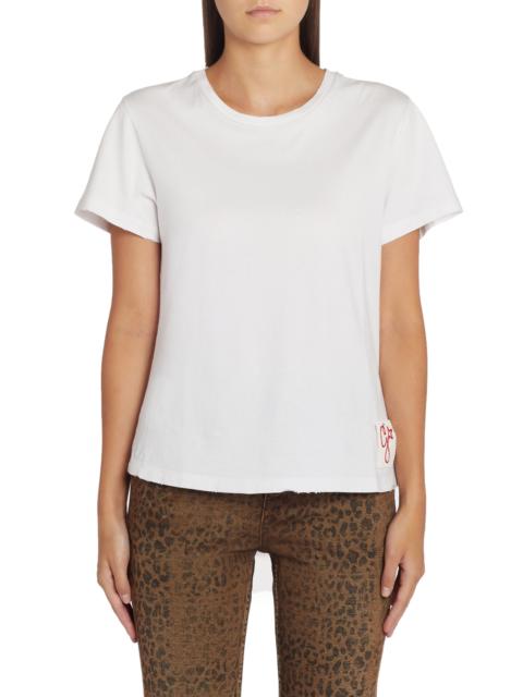 Golden Goose Distressed Slim Fit Cotton Jersey T-Shirt