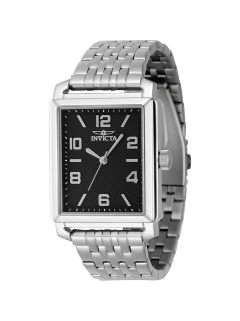 Other Designers Invicta Vintage Quartz Black Dial Men's Watch 46659