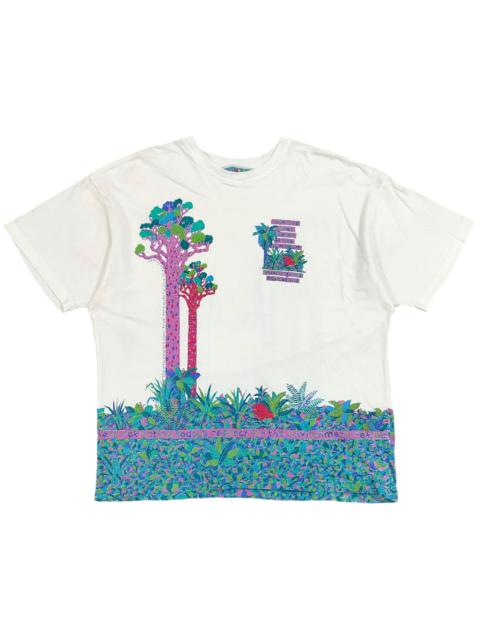 Other Designers Vintage - RARE! VTG T&SKI NEW ZEALAND NATURE VIBRANT GRAPHIC TEE