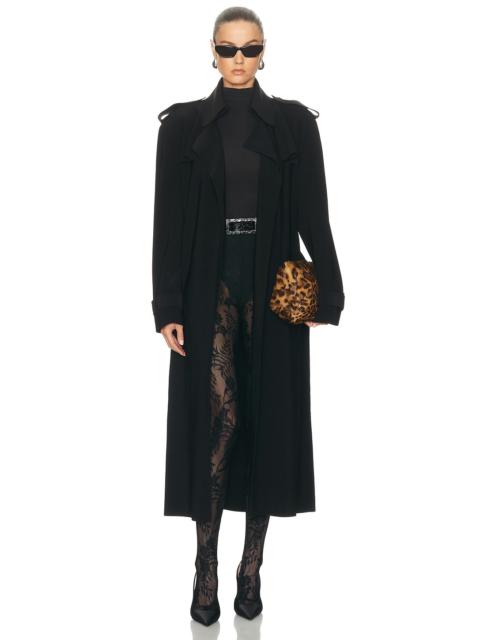 NORMA KAMALI Oversized Double Breasted Trench Coat
