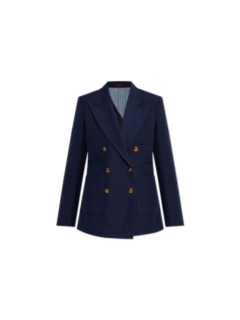GUCCI GUCCI Blue Blazer New & Authentic (Women's size:IT 40;)