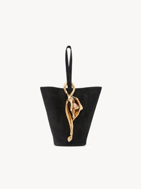Chloé SMALL EDEN TREASURES WRISTLET BUCKET BAG IN SUEDE LEATHER