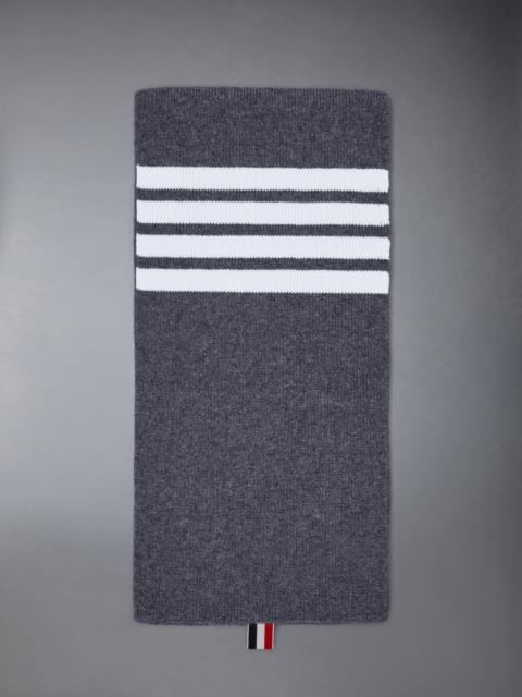 Thom Browne 4-Bar stripe cashmere scarf