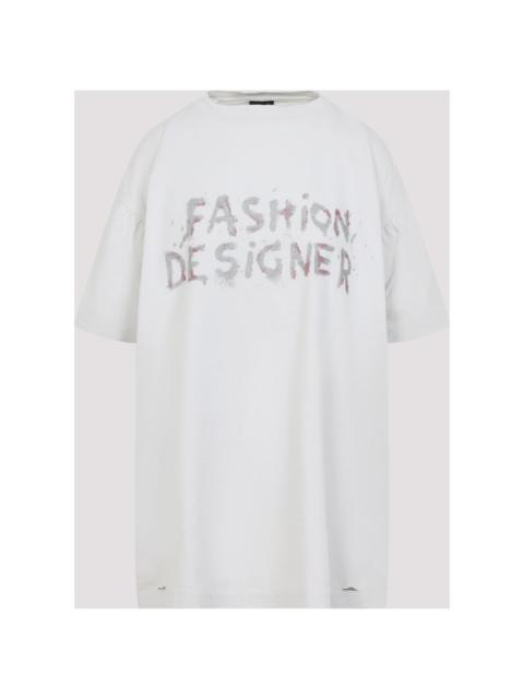 White Cotton T-shirt