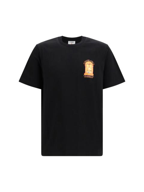 CASABLANCA Casablanca Hermons Mirage Arch Print T-shirt Black