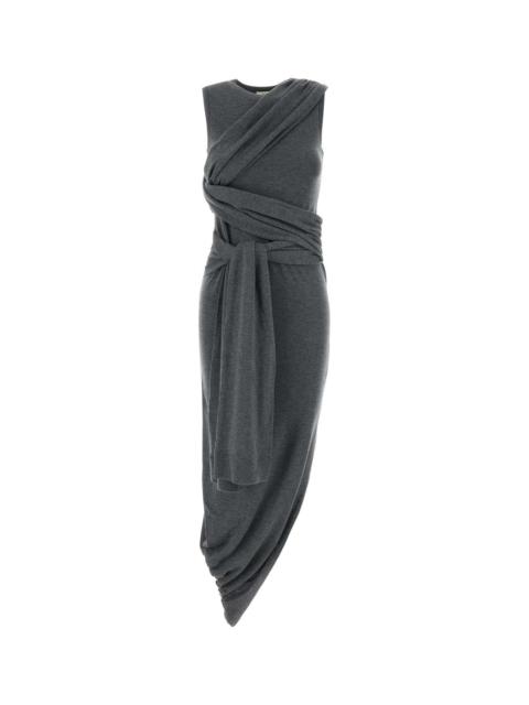 Other Designers Jw Anderson Women Grey Jersey Dress