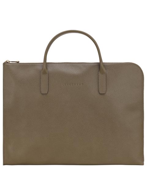 Longchamp Le Foulonné S Briefcase Caper - Leather